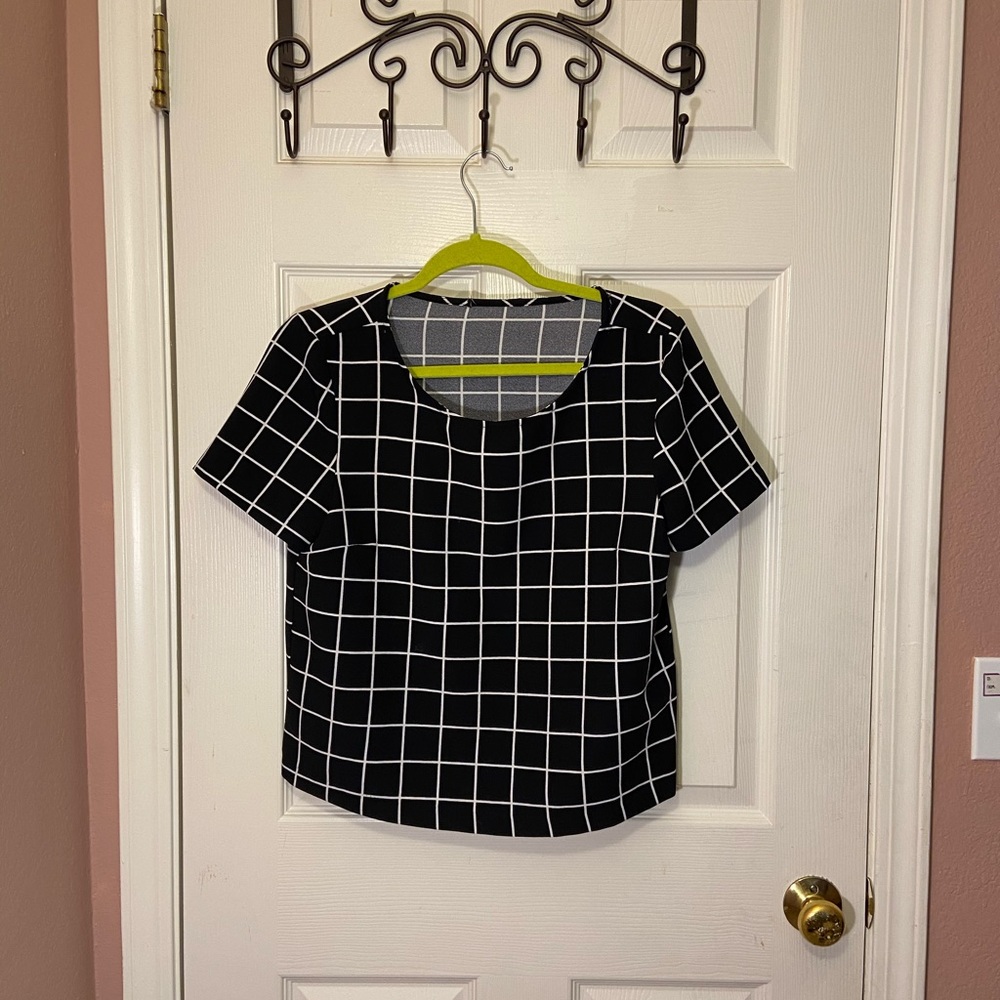 A geometric style top.